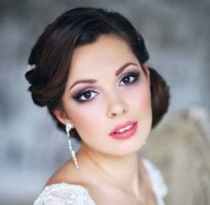макияж невесты для карих глаз