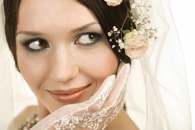 wedding makeup for green eyes photo