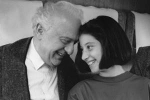 Little Sofiko Shevardnadze and her grandfather (1992)