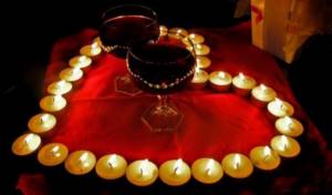 Медная свадьба: романтический вечер при свечах