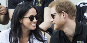 Meghan Markle and Prince Harry at the event