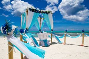 Место проведения свадебной церемонии на Таити