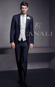 Midi-tight suit for the groom