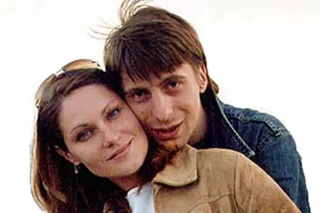 Mikhail Zelensky with his wife Olga