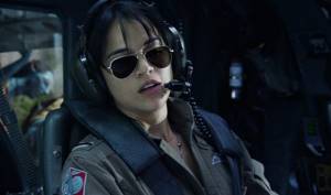 Michelle Rodriguez in the movie &quot;Avatar&quot;