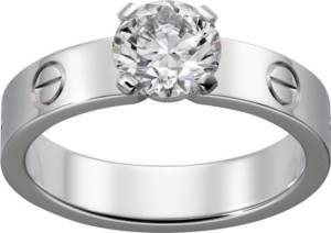 модель кольца для помолвки LOVE