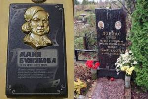 Maya Bulgakova&#39;s grave