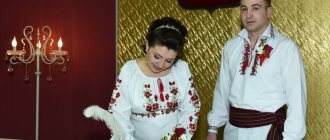 Молдавская свадьба в национальных костюмах
