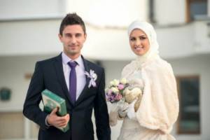 Muslim newlyweds