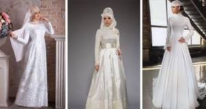 Muslim wedding dresses. Models, styles, which one is better to buy 