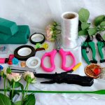 The photo shows - Floristry for beginners, fig. Tools 