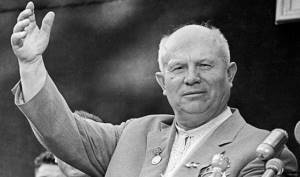 In the photo: Nikita Sergeevich Khrushchev