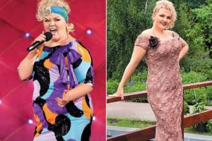 Nadezhda Angarskaya lost weight (before and after)