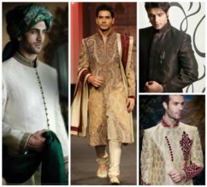 Outfits of Muslim grooms