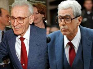 The real Jack Kevorkian and Al Pacino in his image