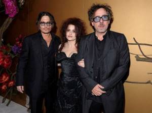 The inseparable trinity: Johnny Depp, Tim Burton and Helena Bonham Carter
