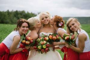 невеста с подружками
