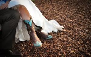 Bride in boots