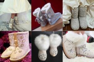 Brides in UGG boots