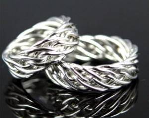 wedding silver rings