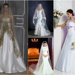 Один стиль фаты невесты и платья