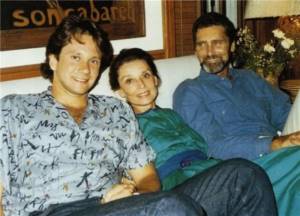 Одри Хепберн с сыном Шоном и Робертом Уолдерсом