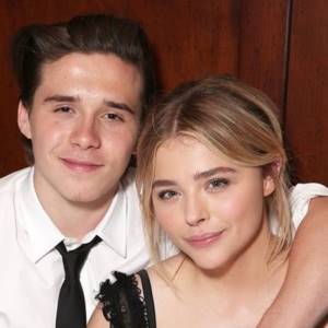 official photo of Chloe Grace Moretz and Brooklyn Beckham