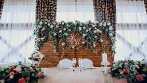 Rustic wedding decoration