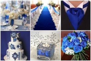 Оформление свадьбы в синем цвете - StudioFloristic.ru