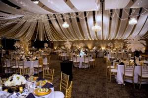 wedding event decoration in Gatsby style