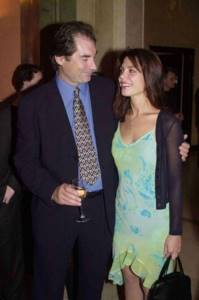 Оксана Григорьева с бывшим мужем Тимати Далтоном. Снимок сделан в Лондоне в 2000 году. Фото: radaronline.com