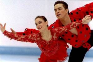 Olympic champions Ekaterina Gordeeva and Sergei Grinkov