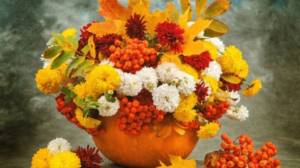 Autumn crafts: 10 ideas for an autumn bouquet (33 photos)