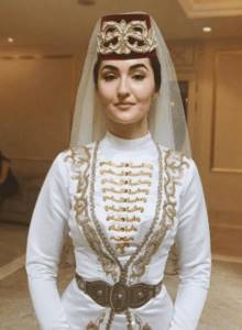 Ossetian wedding dress