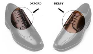difference between oxfords and derby men&#39;s shoes