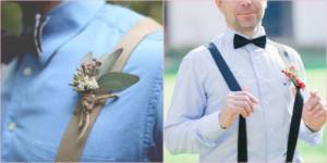 A great addition to the groom&#39;s look - suspenders