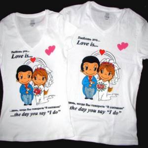 couple t-shirts for weddings for young people