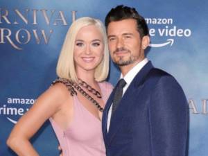 Singer Katy Perry and actor Orlando Bloom