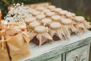 Gifts for guests at a village wedding