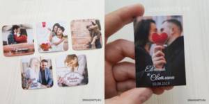 Gifts for wedding guests: magnets