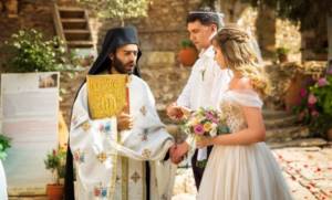 Orthodox wedding in Greece
