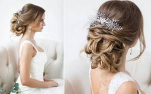 bride&#39;s hairstyle
