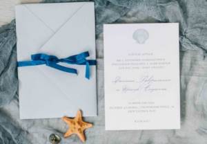 wedding invitation in nautical style 7