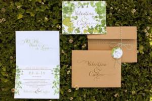 Watercolor wedding invitations 4