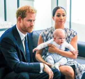 Prince Harry with his wife and son