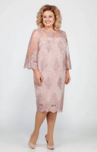 Straight dress with chiffon sleeves for wedding for mother