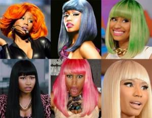 Different looks of Nicki Minaj