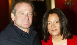 Robin Williams and Marsha Garcez