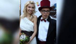 Rodion Gazmanov and his girlfriend Anzhelika