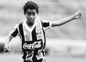 Ronaldinho as a child